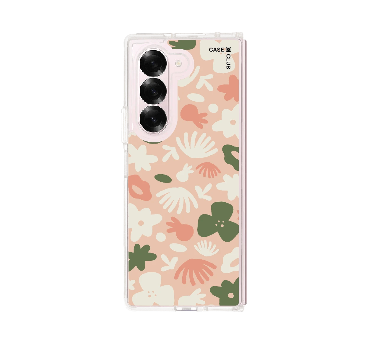 ลายดอกไม้น่ารัก โทนชมพูเขียว